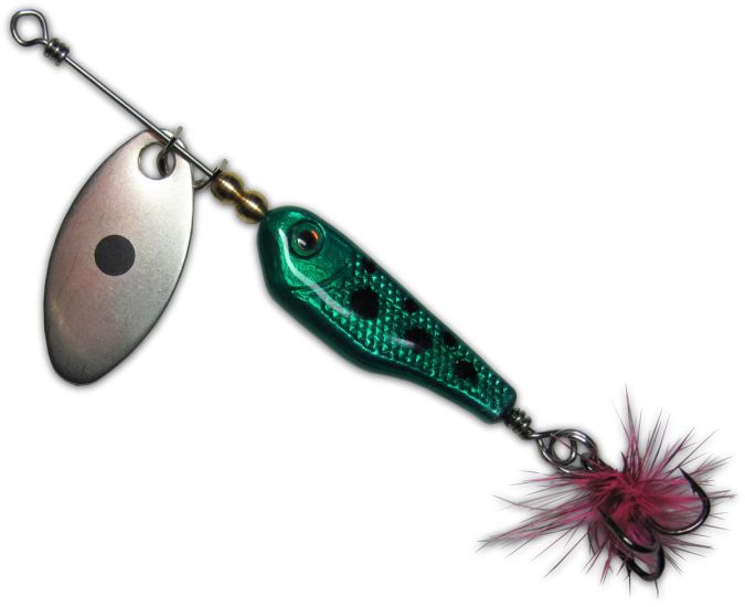 Вращающаяся блесна Instinkt Course 106 4g.